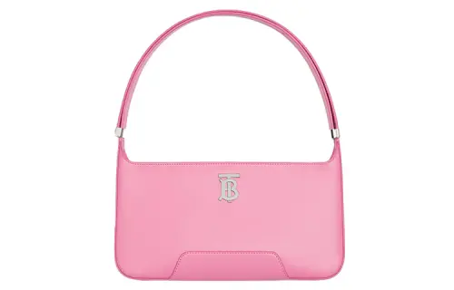 Burberry Calfskin Shoulder Bag, Handbag, Shoulder Bag Women's Cherry Blossom Pink