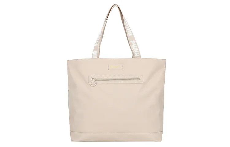 PUMA Textile, Artificial Leather Handbag, Shoulder Bag Regular Unisex White