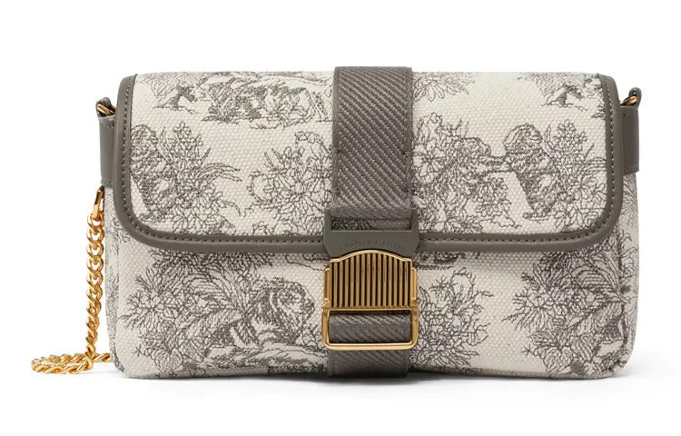 CHARLES&KEITH Wide Strap Embroidery Small Square Bag Shoulder Bag Regular Women's Multicolor