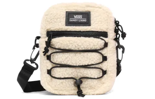 Vans Sandy Liang Collaboration PU Polyurethane Crossbody Bag, Shoulder Bag Women's White