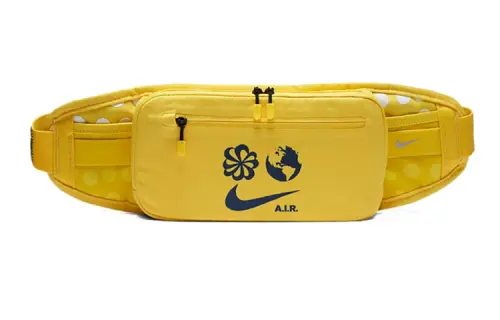 Nike Polyester Crossbody Bag, Sling Bag, Fanny Pack Regular Unisex Yellow