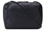 Bottega Veneta Sheepskin Crossbody Bag, Shoulder Bag Women's Marine Blue