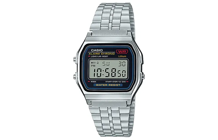 CASIO Men VINTAGE Series Silver Watch A159WA-N1