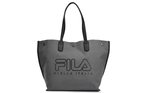 FILA Pu Handbag, Shoulder Bag, Handbag Regular Women's Pitch Black