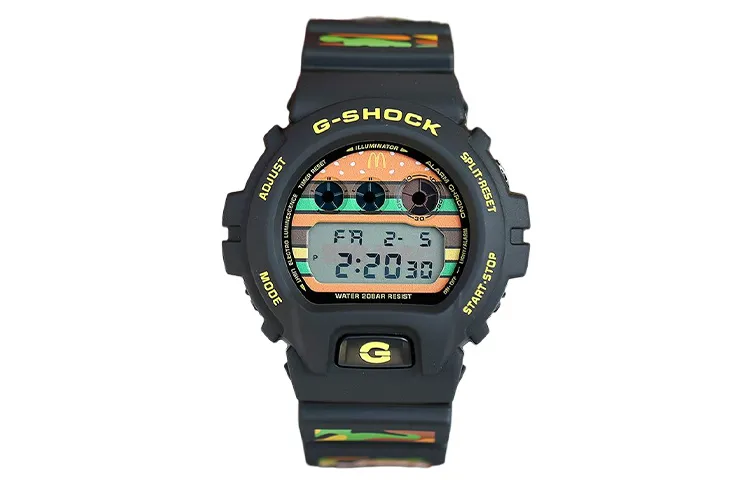 CASIO Unisex G-SQUAD Series Gray Watch DW-6900BigMac