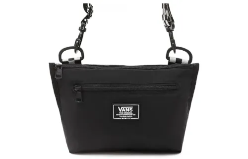 Vans Nylon One Shoulder Handbag, Crossbody Bag Regular Unisex Black