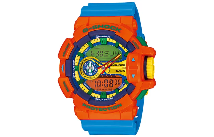 CASIO Men Liquid Crystal/Analog Dual Display Series Watch GA-400-4