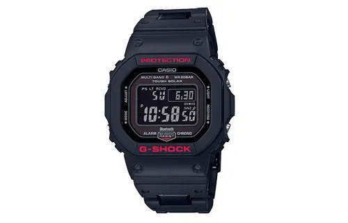 G SHOCK Quartz Movement Resin Stainless Steel Strap Watch Men's Watches Black Dial