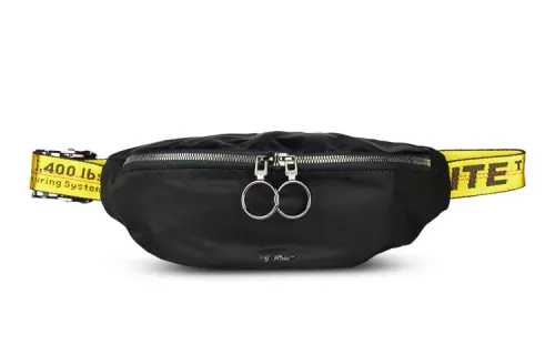 OFF WHITE Basic Fannypack Black Yellow
