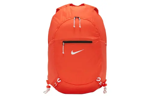 Nike Polyester Backpack Regular Unisex Orange