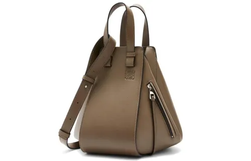 LOEWE Hammock Calfskin Hammock Bag, Shoulder Bag, Crossbody Bag, Handbag Women's Tundra
