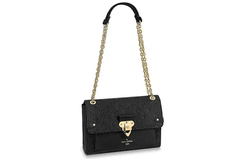 LOUIS VUITTON Vavin Empreinte Cow Leather Weiwei An Chain Bag, Handbag, Crossbody Bag, Shoulder Bag Small Women's Black