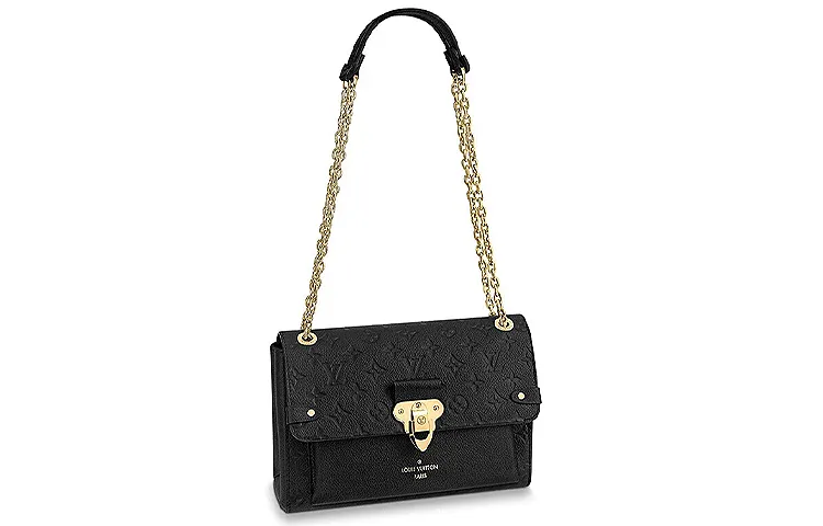 LOUIS VUITTON Vavin Empreinte Cow Leather Weiwei An Chain Bag, Handbag, Crossbody Bag, Shoulder Bag Small Women's Black