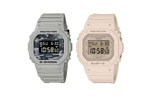 CASIO Unisex Pair Table Series Gray Watch