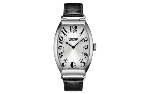 TISSOT Porto Collection Quartz Movement Women's Watch 42.45*31.1mm Silver Dial Stainless Steel Case