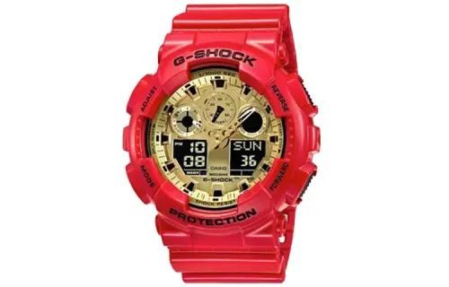 CASIO / Quartz Movement Resin Strap Watch Men's Watches Yellow Watch Dial