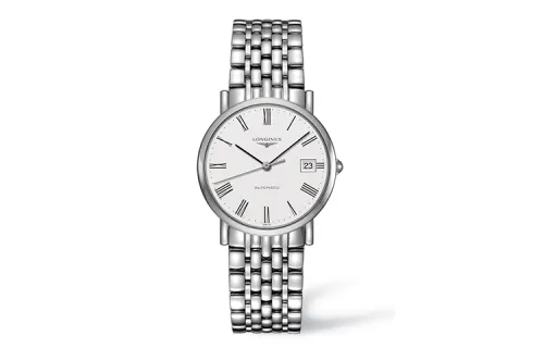 LONGINES Boya Collection Automatic Mechanical Movement Men's Watches Watch 34.5mm White Dial