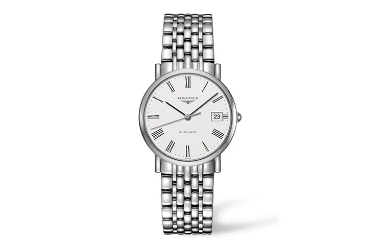 LONGINES Boya Collection Automatic Mechanical Movement Men's Watches Watch 34.5mm White Dial