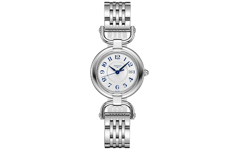 LONGINES Rider Collection Quartz Movement Women's Watch 30mm Silver Dial Stainless Steel Case