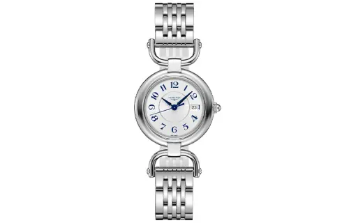 LONGINES Rider Collection Quartz Movement Women's Watch 30mm Silver Dial Stainless Steel Case