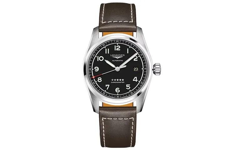 LONGINES Spirit Collection Automatic Mechanical Movement 100m Waterproof Men's Watches Watch 40mm Black Dial