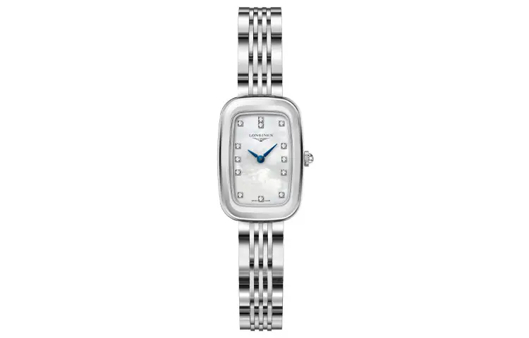 LONGINES Rider Collection Quartz Movement Women's Watch 19.2*28mm White Dial Stainless Steel Case