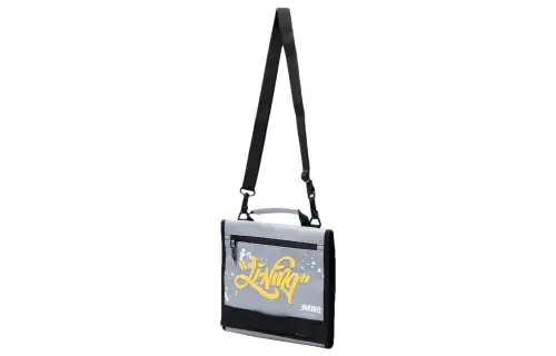 Li Ning Skateboard Fabric Shoulder Bag, Crossbody Bag Unisex Gray