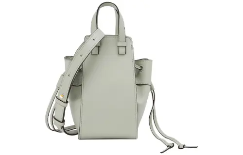 LOEWE Hammock Calfskin Hammock Bag, Handbag, Shoulder Bag, Crossbody Bag Mini Women's Gray