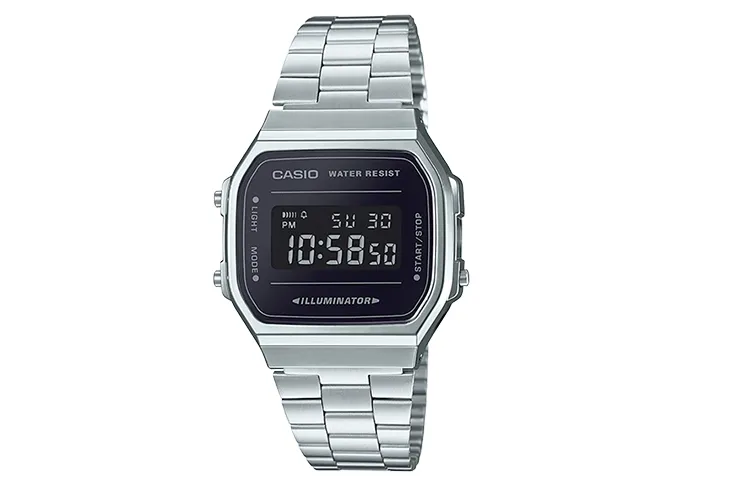 CASIO Unisex VINTAGE Series Black Watch A168WEM-1