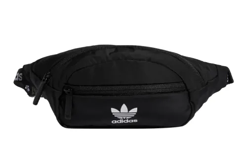 Adidas Originals Trefoil Polyester Sling Bag, Shoulder Bag, Crossbody Bag, Fanny Pack Regular Unisex Black