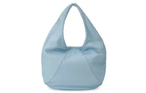 Bottega Veneta Leather Shoulder Bag, Crossbody Bag, Handbag Regular Women's Blue