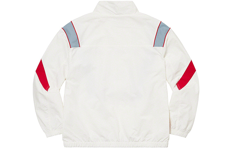 Куртка Supreme SS21 Week 6 Cross Paneled Track Jacket (черно-белая) — фото 6