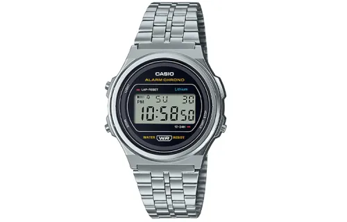 CASIO Unisex YOUTH Black Watch A171WE-1AEF