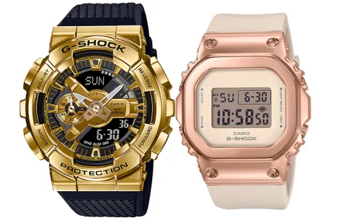 CASIO Unisex Pair Table Series Black Watch