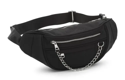 Vans Nylon Fabric Crossbody Fanny Pack Unisex Black