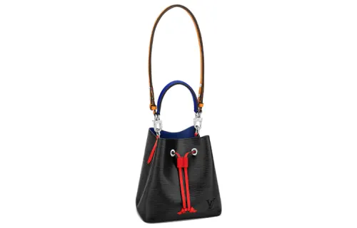 LOUIS VUITTON NOE Grain Cow Leather Bucket Bag, Handbag, Shoulder Bag, Crossbody Bag Small Women's