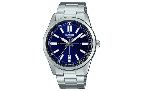 CASIO Men Standard Series Blue Watch MTP-VD02D-2E