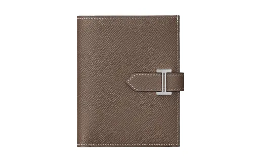 HERMES Bearn Compact Wallet Brown