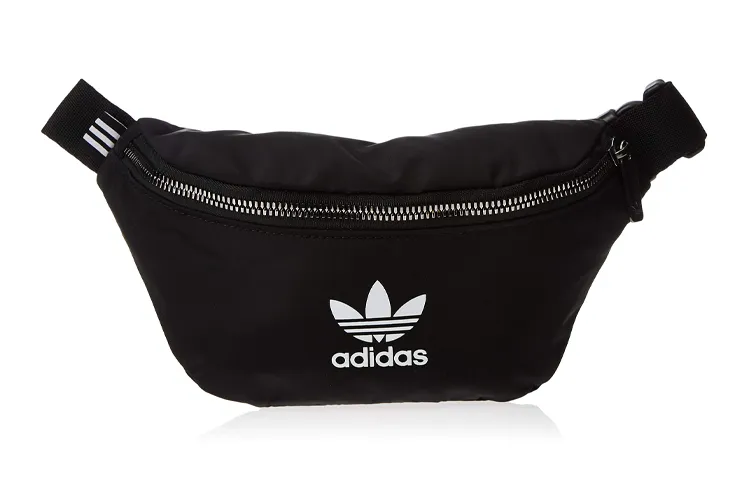 Adidas Originals Polyester Sling Bag, Shoulder Bag, Crossbody Bag, Fanny Pack Regular Unisex Black