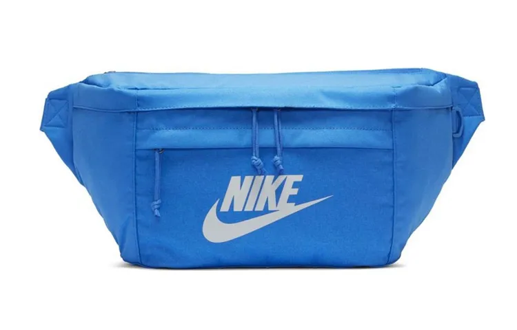 Nike Polyester Sling Bag, Crossbody Bag, Fanny Pack Regular Unisex Blue
