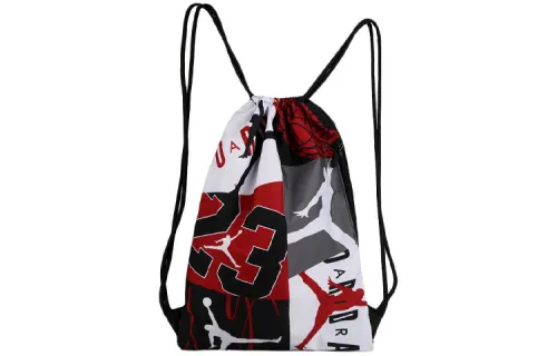 Jordan Polyester Sports Backpack Regular Unisex Red White