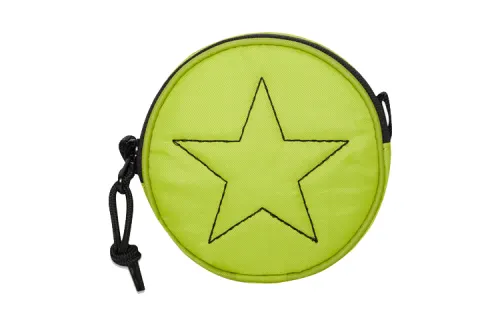 Converse Polyester Coin Purse Unisex Yellow Green