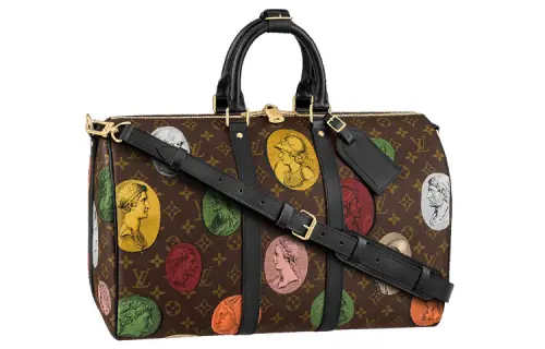 LOUIS VUITTON X Fornasetti Keepall 50 Brown