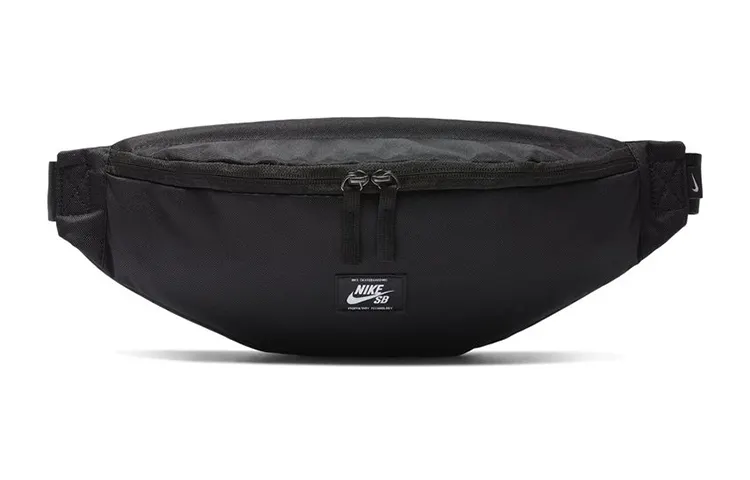 Nike Sports Polyester Sling Bag, Fanny Pack Medium Unisex Black