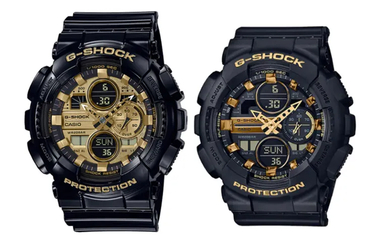 CASIO Unisex Pair Table Series Black Watch