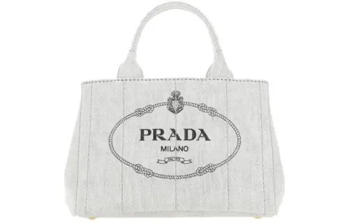 PRADA Fabric Shoulder Bag, Crossbody Bag, Handbag Women's White
