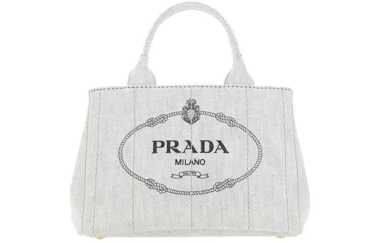 PRADA Fabric Shoulder Bag, Crossbody Bag, Handbag Women's White