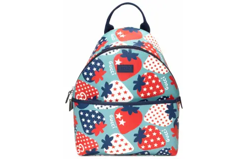 GUCCI Canvas Backpack Kids' Multicolor