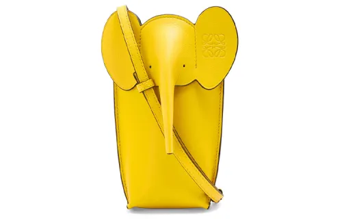LOEWE Calfskin Handheld Shoulder Bag, Crossbody Bag Women's Yellow/Candy Color