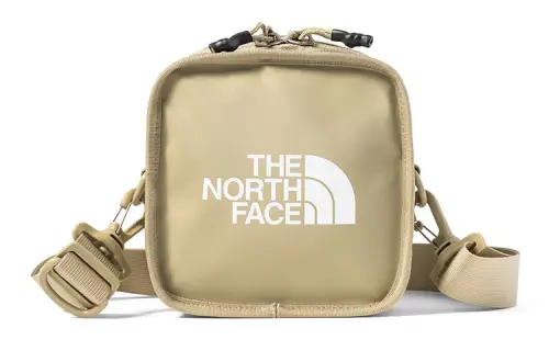 THE NORTH FACE 2.5L Shoulder Bag, Crossbody Bag, Outdoor Bag Canvas Beige Unisex